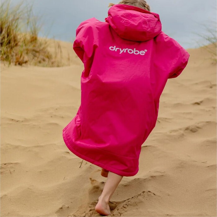 2024 Dryrobe Advance Junior Langrmelig Zum Wechseln Robe V3KSLSDA - Pink / Hellgrau